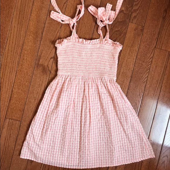 Stradivarius tie strap dress in pink gingham - Picture 7 of 10